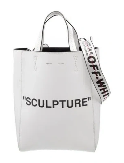 Pre-owned Off-white Leather 'sculpture' In Multi