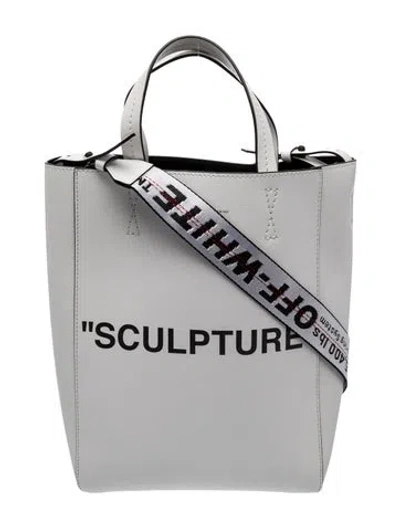 Pre-owned Off-white Leather Sculpture In White