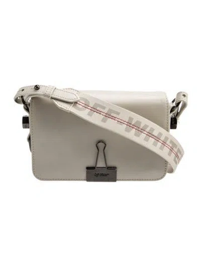 Pre-owned Off-white Leather Shoulder Bag In Neutral