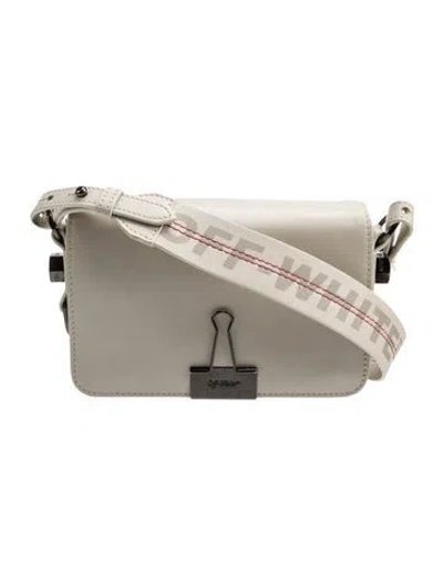 Pre-owned Off-white Leather Shoulder Bag In Neutrals