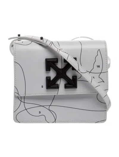 Pre-owned Off-white Leather Shoulder Bag In White