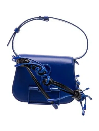 Pre-owned Off-white Leather Skeleton Biner 2023 In Blue