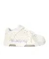 Off-white Leather Sneakers In Multi