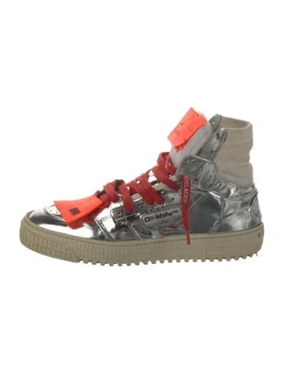 Pre-owned Off-white Leather Sneakers In Multi