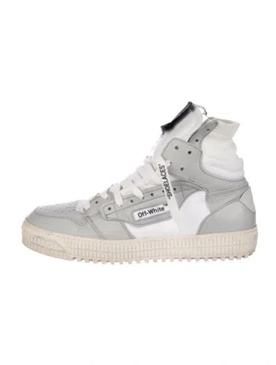 Pre-owned Off-white Leather Sneakers In Multi