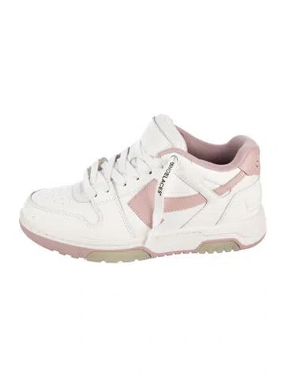 Pre-owned Off-white Leather Sneakers In Neutrals