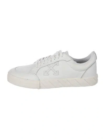 Pre-owned Off-white Leather Sneakers In White