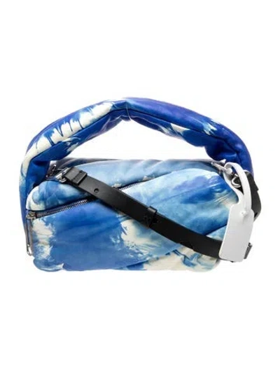 Pre-owned Off-white Leather Top Handle Bag In Multi