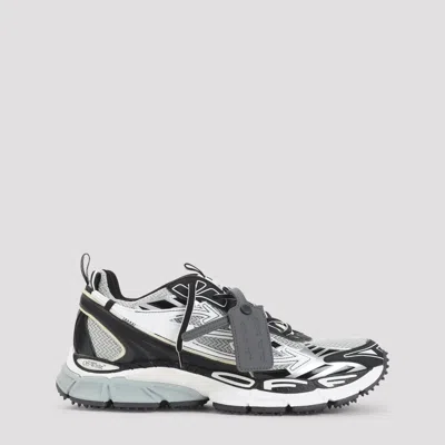 Off-white Beige Be Right Back Layered Laced Sneakers In Multi