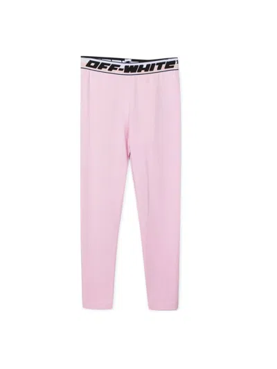 Off-white Logo Band Leggings In Multi