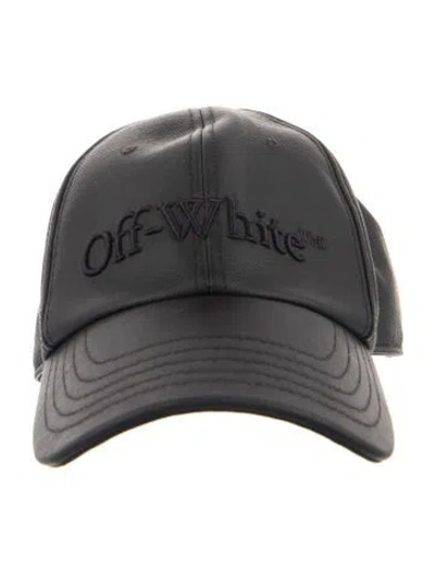 Pre-owned Off-white Logo Baseball Cap In Black