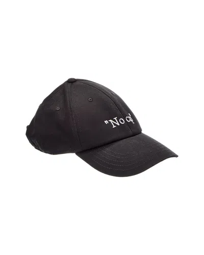 Off-white Logo Baseball Cap In Black