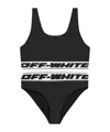 Off-white Logo Bikini Juniors In Black