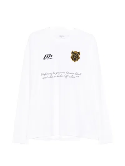Off-white Logo Graphic T-shirt In White