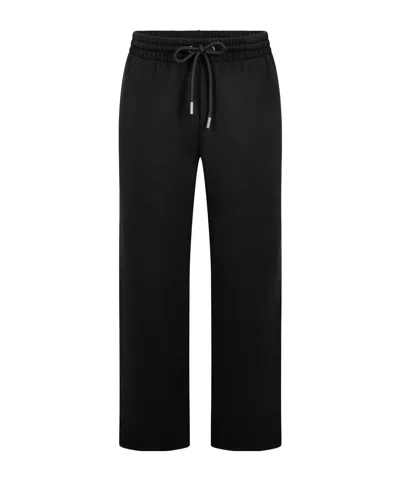Off-white Logo Pattern Sweatpants In Black