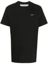 Off-white Logo Print T-shirt In Black