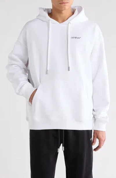 Off-white Logo-print Drawstring Hoodie In Animal Print