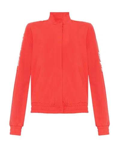 Off-white Logo Strap Lightweight Jacket In Orange