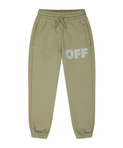 Off-white Logo Track Pants In Neutral