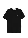 Off-white Slim Fit Scratch Arrow Graphic T-shirt In Black