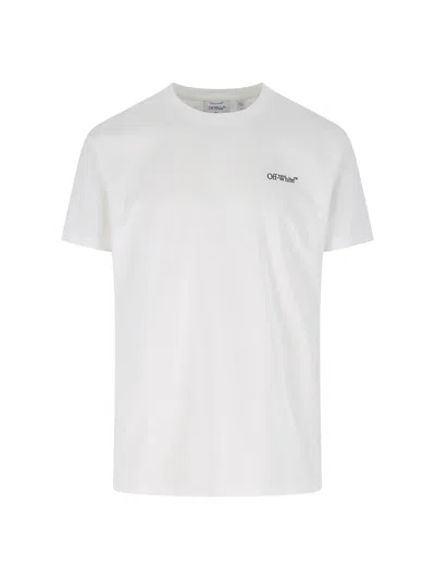 Off-white T-shirt Logo In White