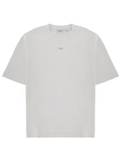 Off-white Logo T-shirt In Gray