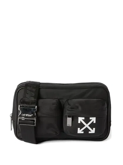 Off-white Logo-detail Belt Bag In Black