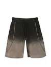 Off-white Drawstring Athletic Shorts In Black