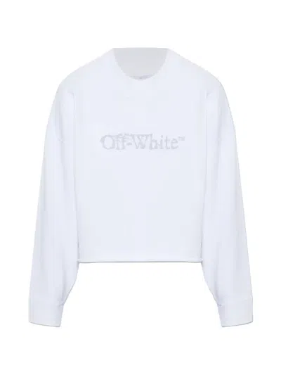 Off-white Logo-embellishment Sweater In White