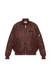 Off-white Logo-patch Bomber Jacket In Multi