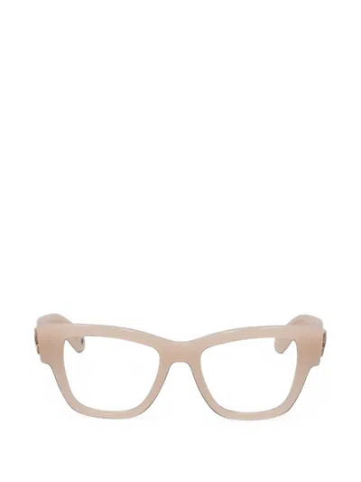 Off-white Logo-plaque Cat-eye Glasses In Neutral