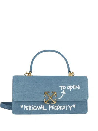 Off-white Logo-plaque Cross Body Bag In Red