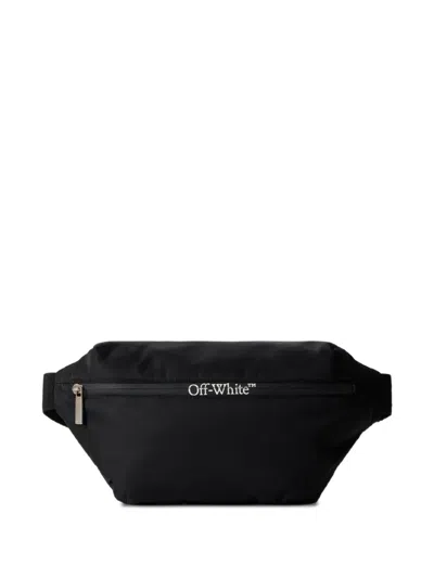 Off-white Logo-print Belt Bag In Black