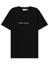 Off-white Script Arrow Embroidered T-shirt In Black