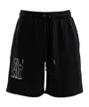 Off-white Logo-print Drawstring Shorts In Black