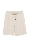 Off-white Logo-print Drawstring Shorts In Neutral