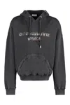 Off-white Black Multicolour Cotton Digit Bacchus Sweatshirt In Gray