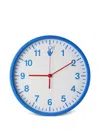 Off-white Hand Off Logo Quartz Wall Clock In Blue