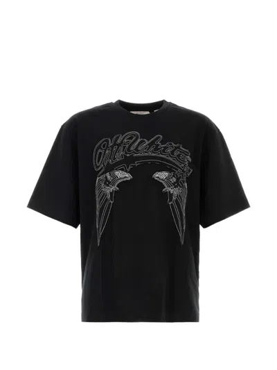Off-white Logo-print Oversized-fit T-shirt In Black