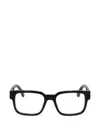 Off-white Logo-print Square-frame Glasses In Blue