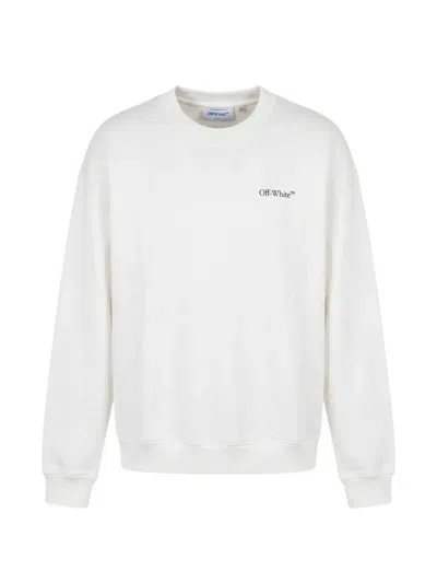 Off-white Logo-print Sweatshirt In White