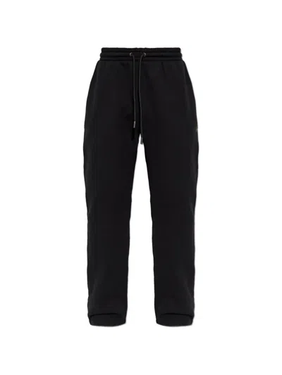 OFF-WHITE LOGO-PRINT TRACK PANTS
