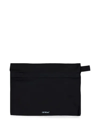 Off-white Logo-print Travel Kit In Black