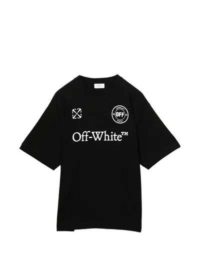 Off-white Logo-print T-shirt In Black