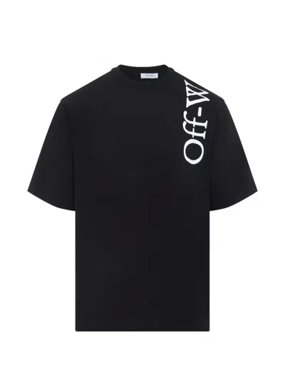 Off-white Logo-print T-shirt In Black