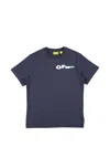 Off-white Logo-print T-shirt In Blue