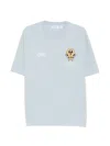 Off-white Logo-print T-shirt In Blue
