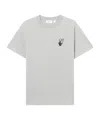 Off-white Logo-print T-shirt In Gray