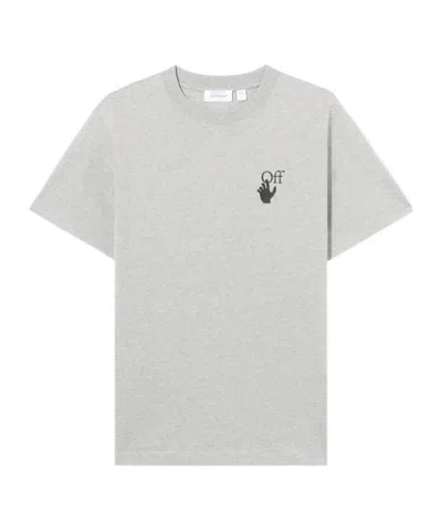 OFF-WHITE OFF-WHITE LOGO PRINTED CREWNECK T-SHIRT
