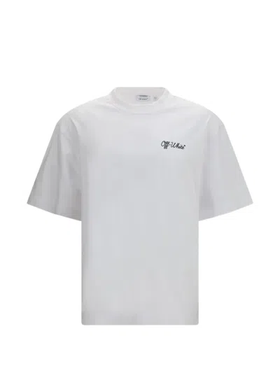 Off-white Script Skate Cotton T Shirt In White